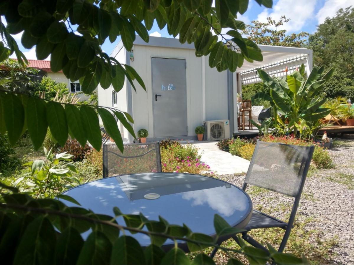 Gite cosy climatisé avec piscine privée Petit-Canal Extérieur photo